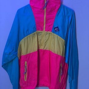 Vintage wood rich windbreaker